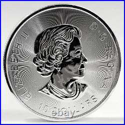 (1) 2018 Canada $10 Dollar 2oz. 9999 Silver TWIN MAPLE LEAF Bullion Coin