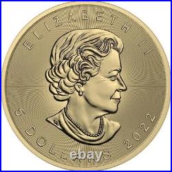 1 Oz Silver Coin 2022 Canada $5 Maple Seasons November Bejeweled Leaf Insert