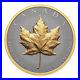 1 Oz Silver RP Maple Leaf Ultra High Relief gilded 20 CAD Canada 2023