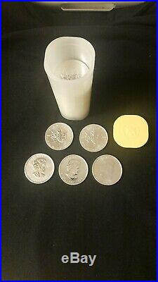 10 x 2020 Canadian Maple silver coins. 9999 brand new