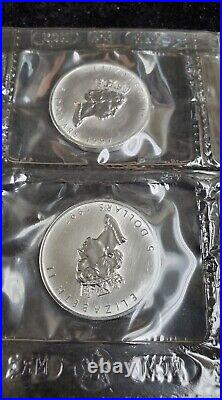 10pc 1997 Canada $5 Silver Maple Leaf Full Sheet Sealed In OGP Plastic