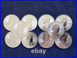 10x 1 oz Maple Leaf Silver Coins 2023 Lot 6