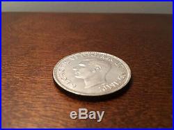1947 Canada Silver Dollar Coin Rare Maple Leaf LK