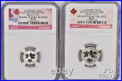 1989 2003 2016 Canada $1 $2 Silver Maple Leaf NGC PF70 69 SP69 Proof Coins 20515
