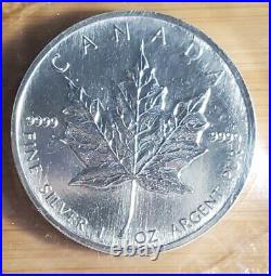 1993 CANADA SILVER MAPLE LEAFORIGINAL RCM FULL SEALED SHEET10 COINS our t2161