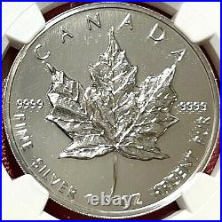 1993 Canada Silver Maple Leaf Ngc Ms-69