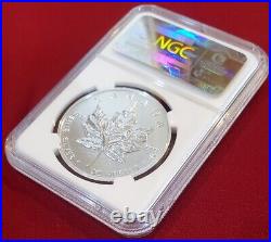 1996 & 1997 CANADA MAPLE LEAF 1.0 oz. 9999 Silver coin NGC MS 66 2 coins