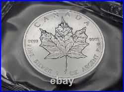 1997 Canada $5 Silver Maple Leaf- Uncirculated & Sealed in Original RCM Sheet