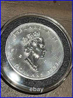 1997 Canada Maple Leaf Key Date UNC In Capsule Since 1997 Brilliant Perfection