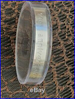 1998 Canada Maple Leaf 10th Anniv $50 Fifty Dollar Silver 10oz Coin Box Coa