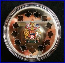 2 oz Evolving a Nation Silver Laser cut Maple Canada 2018 9999 RCM Coin $30