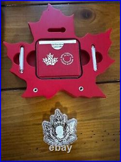 20$ 2015 Silver Maple Leaf & 2016 Colored Maple Leaf Proof 1 oz Pure Silver Coin