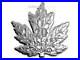 20$ Dollar Maple Leaf Shape Shaped Canada 2015 Pf 1 OZ Ounce Silver