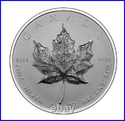 20$ Dollar Ultra High Relief Maple Leaf Canada 1 OZ Silver Reverse Proof 2022
