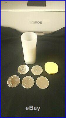 20 x Canadian 1 oz Maple Leaf silver. 9999 coins Immaculate