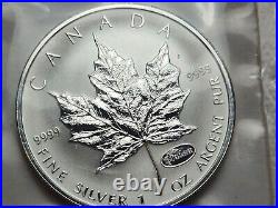 2000 Canada $5.9999 % Silver coin Maple leaf in Mint Pack Expo Hanover privy