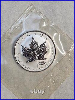 2000 Canada $5 Silver Maple Leaf. 9999 Expo Hanover Privy Mark Proof Coin