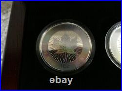 2003 Canada Maple Leaf Hologram Set 5 Silver Coins