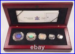 2003 Silver Maple Leaf Hologram Set with Original Box and Papers
