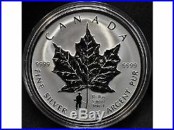 2004 1oz Canada $5 Silver Maple Leaf D-Day Privy NGC Brown Lable SP67
