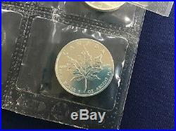 2004 Canada Maple Leaf 5 Dollars BU. 9999 Silver Sealed lot of 20 Coins E6571