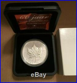 2005 Maple Leaf Tulip Privy Mark Pure 1 oz. 9999 Silver Canada with box & COA