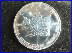2006 Roll of 20 Canadian Silver Maple Leafs 1 oz. 99.99% Fine Silver BU Coins