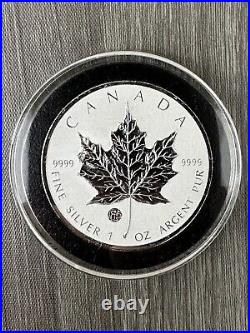 2011 $5 Canada Reverse Proof Silver Maple Leaf F15 Privy 1oz Silver 5K Mintage
