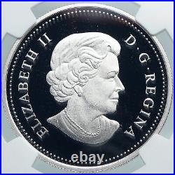 2011 CANADA Elizabeth II Maple of Strength HOLOGRAM PF Silver $8 Coin NGC i87849
