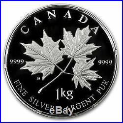 2011 Canada 1 kilo Silver $250 Maple Leaf Forever (withBox & COA) SKU #65606