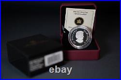 2012 Canada $ 20 Crystal Snowflake silver 1 oz. Coin. 9999, Proof, cert. And box