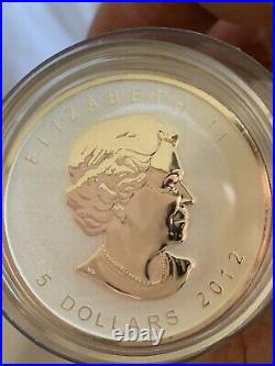 2012 Canada $5 1oz Titanic Privy Mark Maple Leaf Silver BU Roll 16