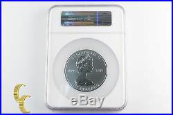 2013 25th Anniversary Canadian 5 oz. 9999 Silver Maple Leaf S$50 Reverse PF-70