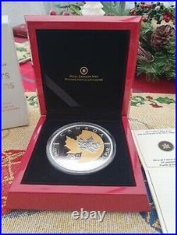 2013 5 oz. Fine Silver proof Coin 25th Anniversary of the Silver Maple Leaf