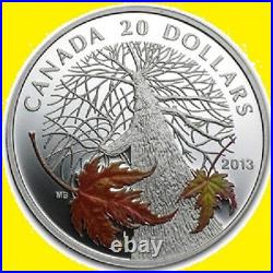 2013 Canada Maple Leaf Canopy Automan 1 Oz Silver Ngc Pf 70 Ucam E. R Box Coa