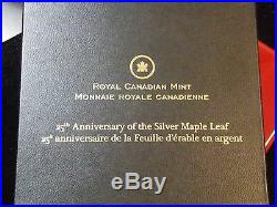 2013 Maple Leaf 5 oz. $50 Pure Silver Reverse Proof 25th Anniversary ECC&C, Inc