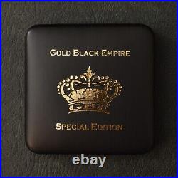 2014 1 oz Silver Canada Canada Maple Leaf 24kt Gold Black Empire 500BU #4