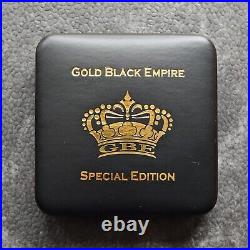 2014 1 oz Silver Canada Canada Maple Leaf 24kt Gold Black Empire 500BU #4