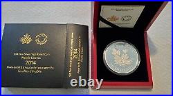2014 $50 Canada 5 Oz Silver Maple Leaves. 9999 Rare