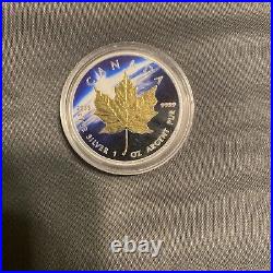 2014 Canada 1 oz Silver Maple Leaf Coin Space (RARE)