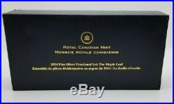 2014 Canada Fine Silver Fractional Set The Maple Leaf RCM 127913