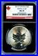 2015 $5 Canada 1 Oz Silver Maple Leaf Ngc Ms70 Rare Black Core Red Label