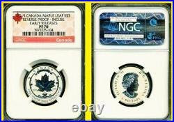 2015 CANADA Silver Maple complete 5 COINS SET NGC PF 70 UC Early Releases