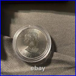 2015 Canada 1 oz Silver Maple Leaf Coin Burning Maple Skull #27 (RARE)