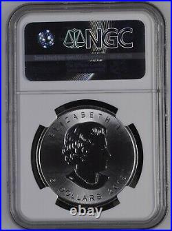 2015 Canada $5.9999 1 Oz Silver Maple Leaf Heart Privy NGC MS69 Super Rare