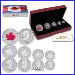 2015 Canada Silver Maple Leaf Fractional Coin Set