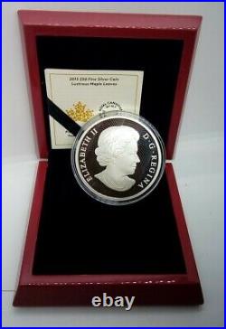 2015 Lustrous Maple Leaves Canada Silver Complete As Issued 1500 Mintage