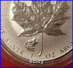 2016-2018 Wolf Grizzly Cougar Moose Bison Antelope Maple Leaf 1 oz Silver Canada