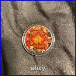 2016 Canada 1 oz Opal Maple Leaf Coin (RARE Only 100 Minted)