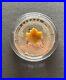 2016 Canada $20 MAJESTIC MAPLE LEAVES with DRUSY STONE 1 oz. 9999 Silver OGP & COA